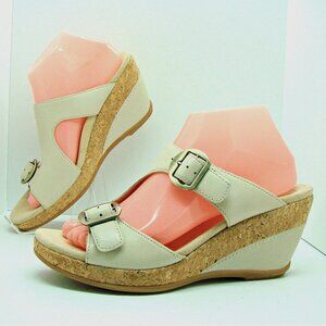 Dansko Womens Carla Wedge Memory Foam Sandals NWOT